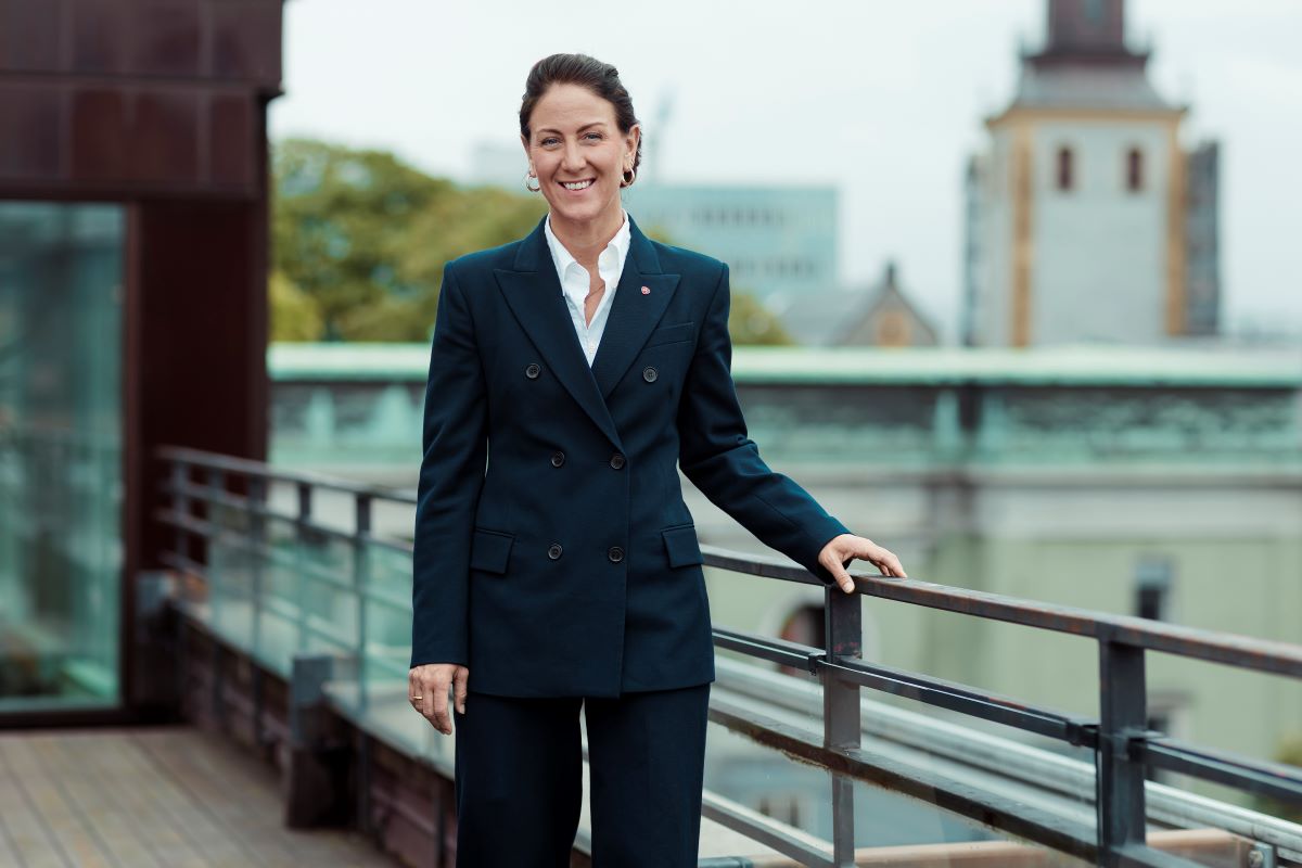 Foto av arbeids- og inkluderingsminister Tonje Brenna